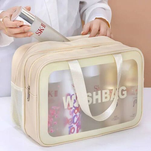 Wet-dry eparation makeup bag portable toiletry bag travel ee