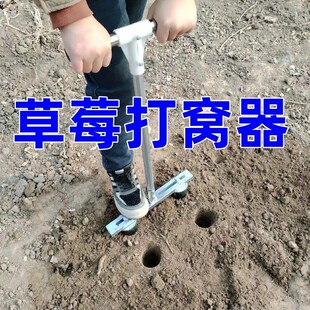 草莓打窝器打孔器打眼器大棚栽草莓种草莓农具种草莓神器