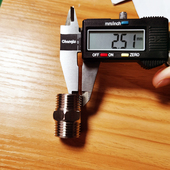 不锈钢六角对丝直接双外丝阀门管件自来水管气管直通连接头对丝