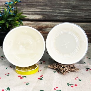 90口径一次性杯盖奶茶杯纸杯可乐盖子平盖加厚防漏咖啡杯圆形杯盖