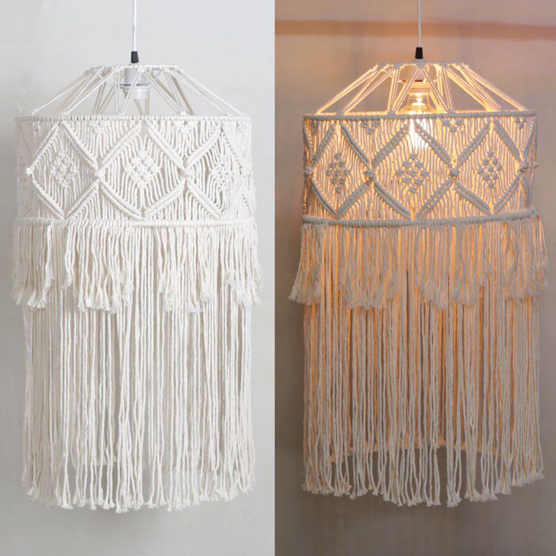 波西米亚风格吊灯手工编织客厅餐厅酒吧个性创意DIY落地灯整套,家装灯饰光源,卧室/书房吊灯,淘宝优惠券,粉丝福利购,淘宝优惠卷