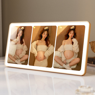 相框摆台写真照片定制打印加孕妇照相片做成宫格摆件洗婚纱照相册