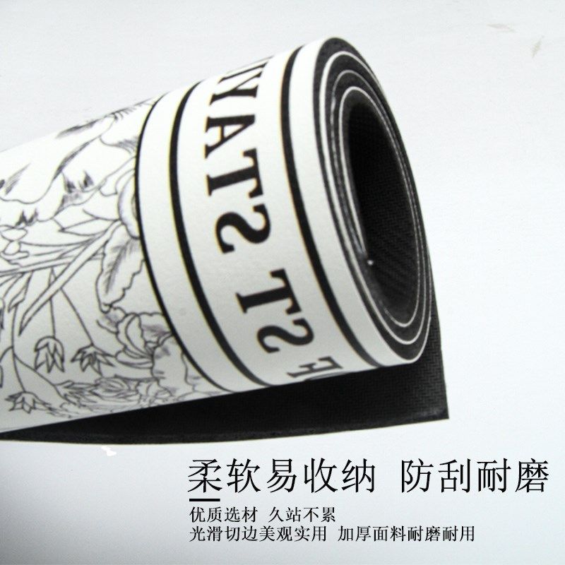 轻奢高级圆形地毯卧室电脑椅地毯转椅垫地板保护垫子家用书房脚垫