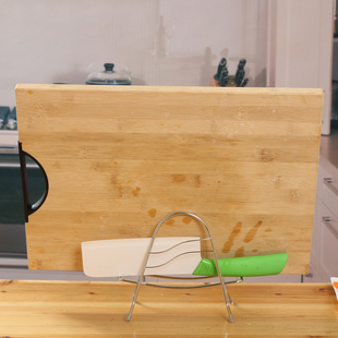 加粗不锈钢厨房砧板架切菜板架案板架子锅盖架物质架刀架置物架