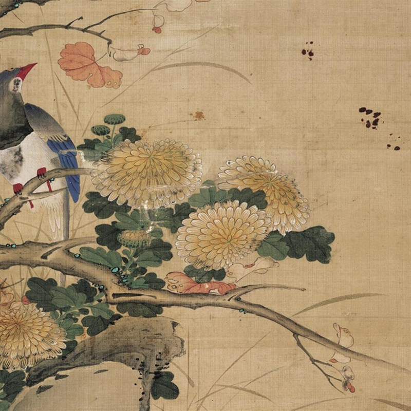 清 陈枚 四季花鸟八条屏 工笔国画立轴竖幅装饰画挂轴装裱展览画