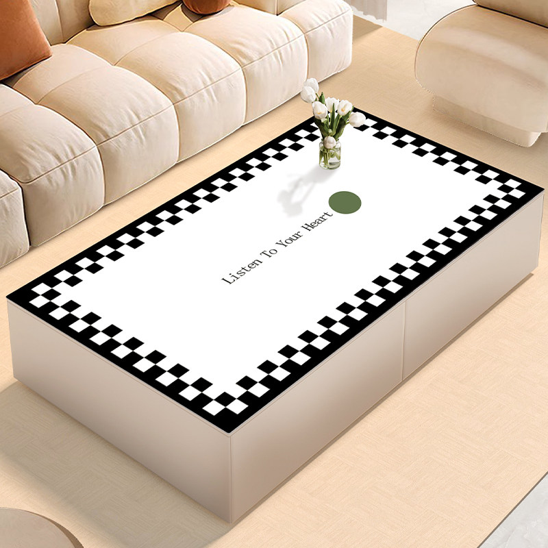 茶几桌垫桌布茶几布餐桌垫免洗防水防油防烫茶几垫桌面保护垫定制,居家布艺,桌布,淘宝优惠券,粉丝福利购,淘宝优惠卷