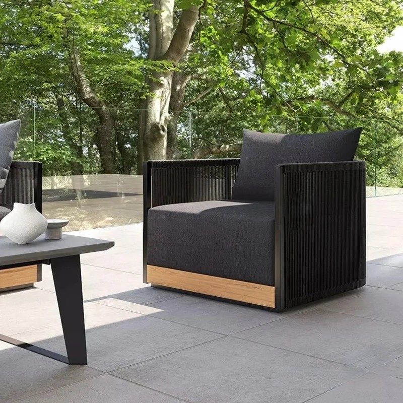 户外沙发庭院花园休闲阳台防雨室外防晒实木藤编椅柚木组合花园,住宅家具,户外沙发,淘宝优惠券,粉丝福利购,淘宝优惠卷