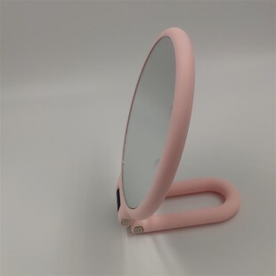 脸部卫生间少女心高清神器手拿15倍放大化妆镜欧式高倍美妆宿舍