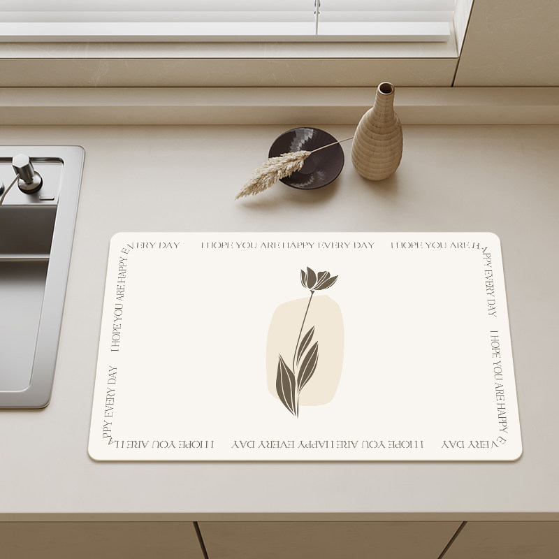 科技皮厨房沥水垫水池台面吸水垫可擦免洗茶几桌面吸水垫子可裁剪,居家布艺,厨房地垫,淘宝优惠券,粉丝福利购,淘宝优惠卷