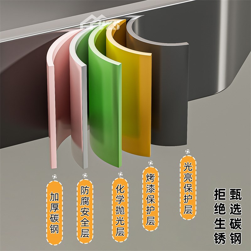 厨房带调料盒置物架台面转角多功能三角墙角调料品调味罐收纳架子