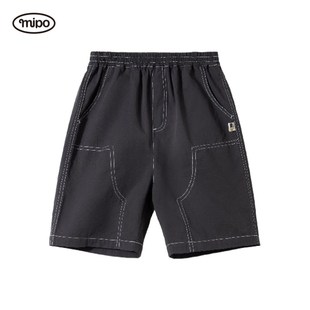 mipo SS24夏装 儿童工装短裤男2024新款夏季薄款女童裤子纯棉百搭