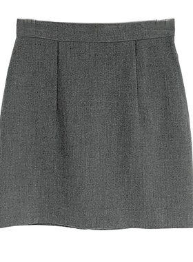 灰色西装一步裙短款女夏2022新款半身裙高腰紧身ol职业包臀短裙春