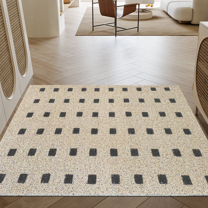 丝圈侘寂风入户门地垫家用户外大门口玄关进门地毯日式防滑蹭脚垫,居家布艺,入户地垫,淘宝优惠券,粉丝福利购,淘宝优惠卷