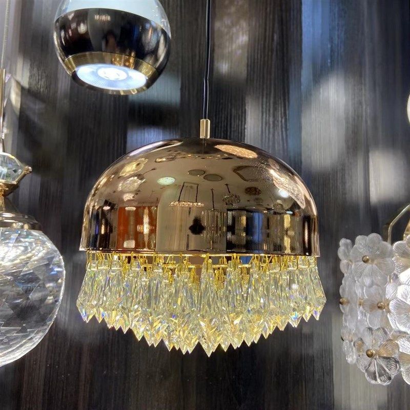 卧室客厅书房水晶轻奢床头小吊灯卧室简约大气客厅玄关餐厅书房,家装灯饰光源,床头/玄关/吧台/过道吊灯,淘宝优惠券,粉丝福利购,淘宝优惠卷