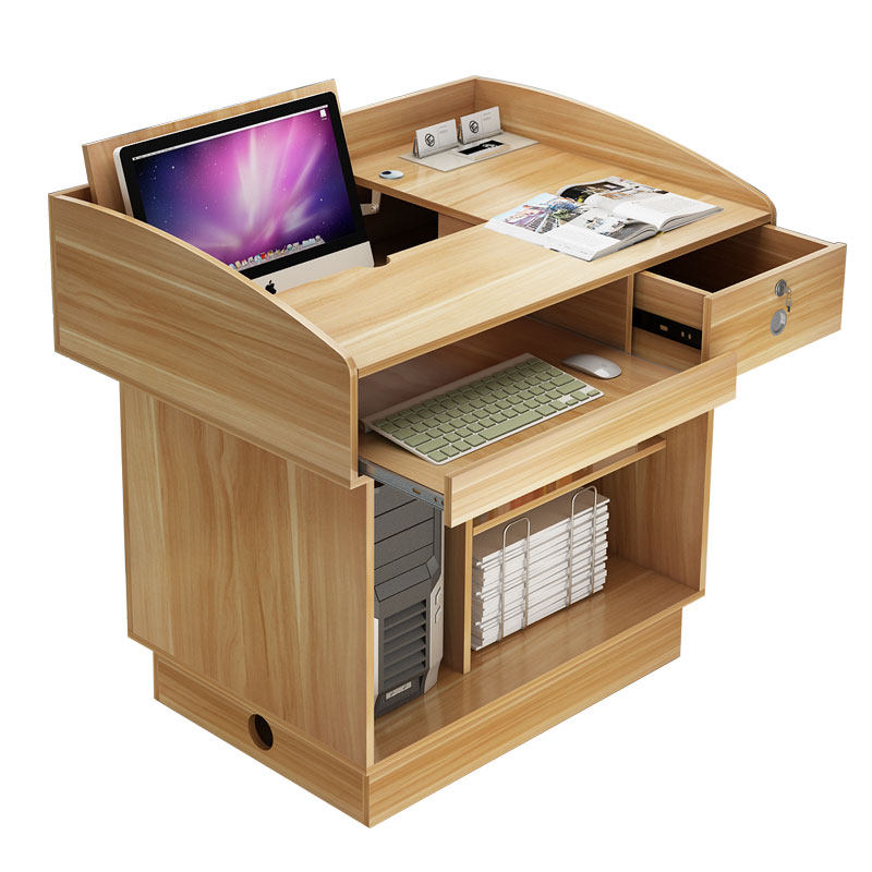 多媒体讲台桌咨询台发言台讲桌教师主持台迎宾台教室接待台演讲台,商业/办公家具,讲台,淘宝优惠券,粉丝福利购,淘宝优惠卷