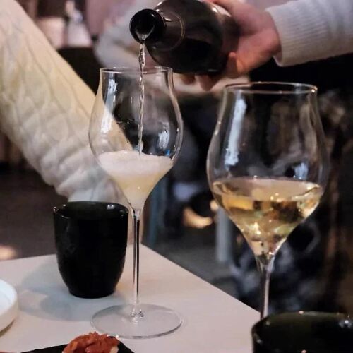 玩创酒匠轻奢高颜值纯手工水晶玻璃高脚葡萄酒杯香槟甜酒郁金香杯