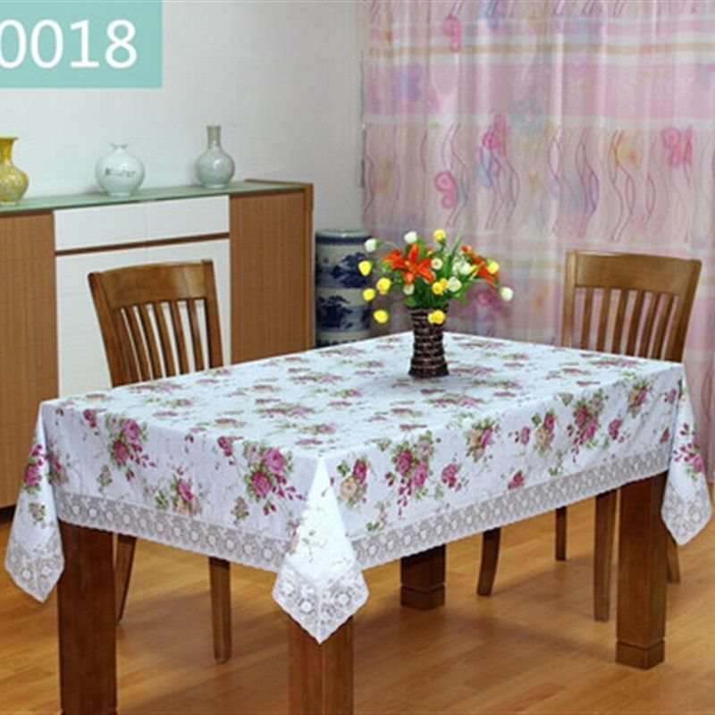加绒加厚PVC长方形餐桌布防水防油易清洁桌布布艺蕾丝茶几布欧式,居家布艺,桌布,淘宝优惠券,粉丝福利购,淘宝优惠卷