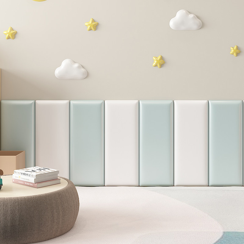 床头软包贴自粘儿童房防撞墙贴榻榻米墙围软包 炕围子3d立体墙贴,家居饰品,软装墙贴,淘宝优惠券,粉丝福利购,淘宝优惠卷