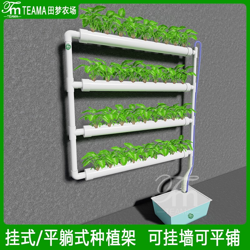 壁挂式阳台无土栽培种菜设备 自动水培种植神器立体菜园水种花盆