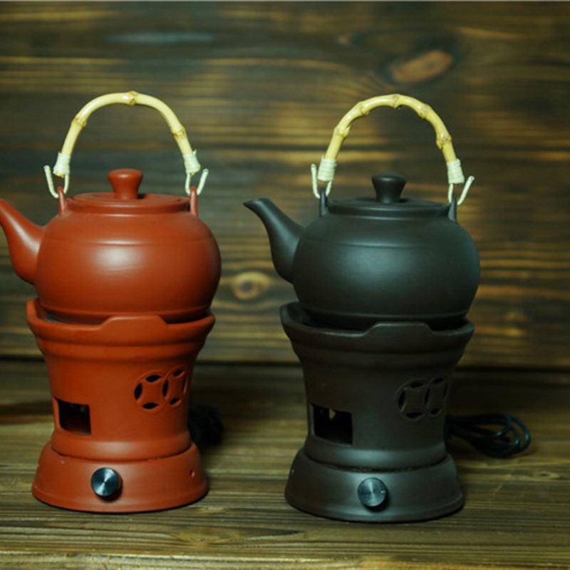 陶然炉泡茶器烧水壶仿古陶瓷紫砂电热茶壶电子工夫茶炉烧水煮茶器