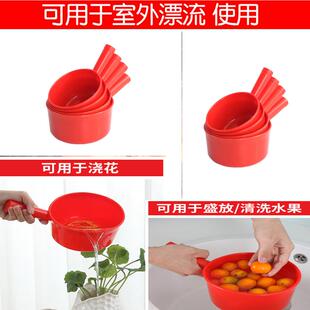 水瓢加厚塑料耐磨耐摔长柄短柄水瓢工业耐酸碱水勺粪勺浇菜浇花瓢