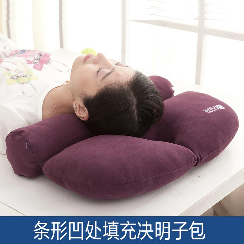 颈椎枕头枕芯荞麦皮护颈枕成人学生颈椎单人睡觉长款睡眠枕整头夏