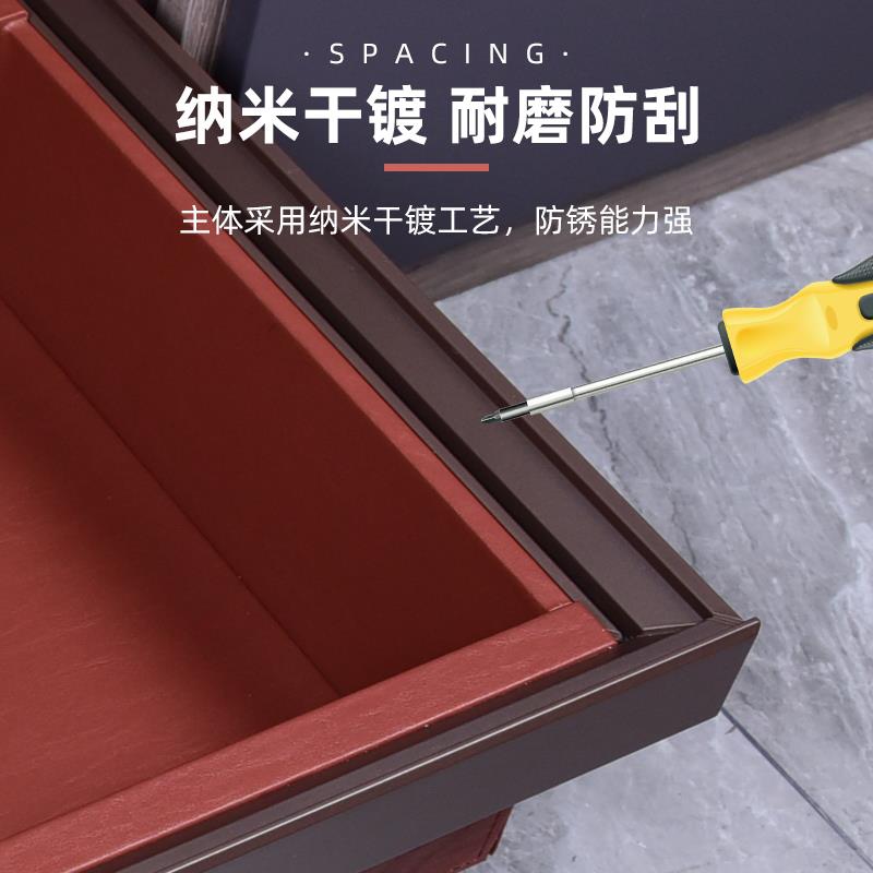 衣柜拉篮抽屉式可伸缩收纳家用抽拉篮衣帽间五金配件阻尼滑轨抽拉