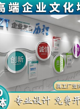 杭州立体新款墙形象墙企业发展史员工风采照片定制企业文化墙