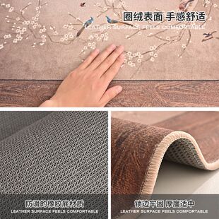 地毯客厅中式走廊地垫阳台专用长条脚垫入户门垫进门地垫2023新款