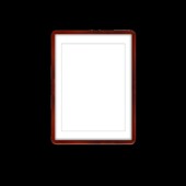 画框空框空白实木圆角相框卡纸自装 框架配框挂墙字画装 裱四尺定制