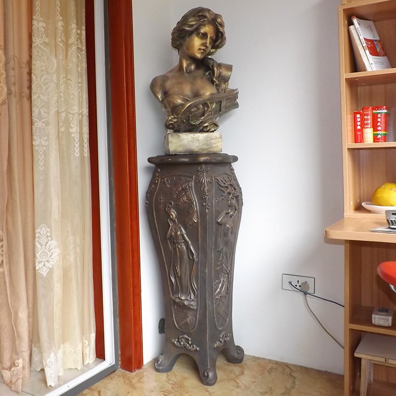 欧式非石膏半身像胸像玻璃钢雕塑装饰品软装摆件画室模型道具摆设