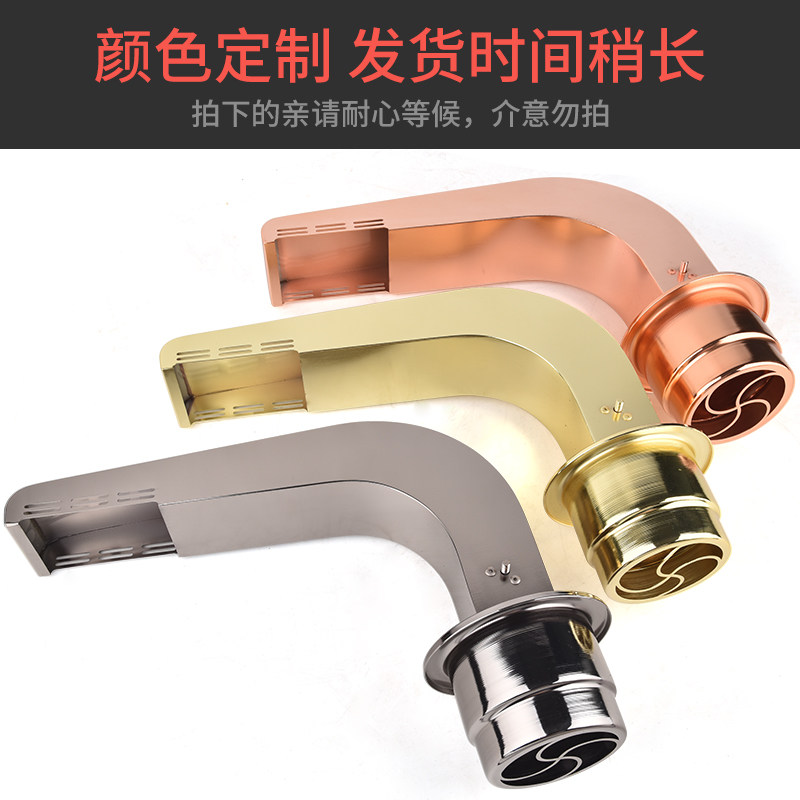 缘隆不锈钢排烟管弯头吸烟管商用排烟设备上吸下排烟韩式排烟罩
