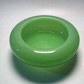 新款 天然琉璃玉烟灰缸鱼缸玉摆件家居办公桌烟灰缸家用工艺品 中式