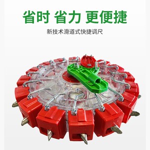 明发牌手推式播种器菜籽花种谷类自动播种机拼块滑道勺式点播器