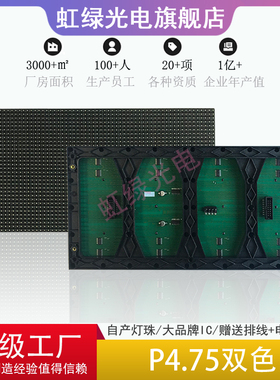 3.75单元板P4.75表贴单元板室内单双色模组广告屏电子看板走字屏