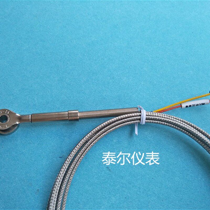 J型K型热流道分流板感温线 纽扣式板式热电偶 贴片温度传感器探头