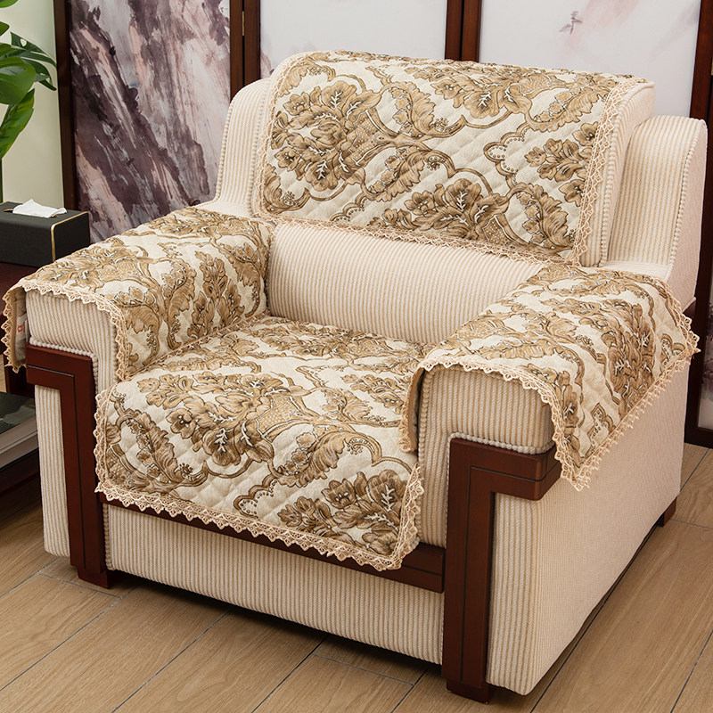 欧式四季通用沙发垫子单人沙发坐垫椅垫防滑座垫办公室靠背巾盖布