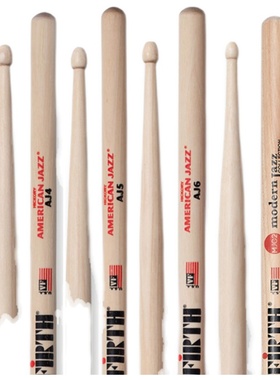 美产Vic Firth鼓棒AJ3 4 6 MJC5 JAZZ现代爵士专用鼓棒鼓槌鼓锤