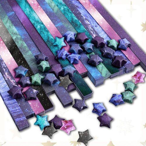 136 Outer Space Sky Origami Stars Paper Lucky Kawaii Star 8