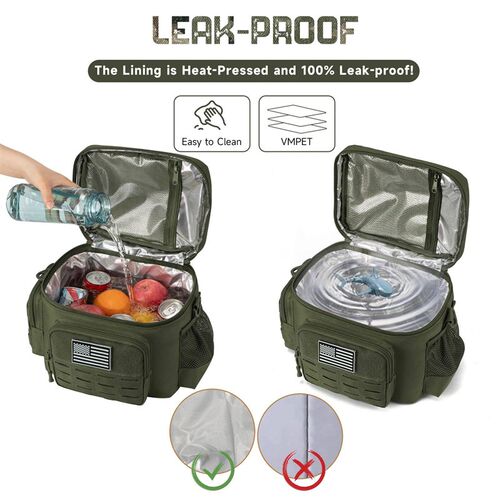 Tactical Lunch Box for Men Outdoor Heavy Duty Lunch Bag Work