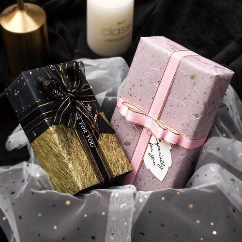 Gift wrapping paper birthday gift flower packing paper set