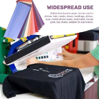 12 Pcs 12X4.5Inch Solid Color Sublimation Transfer Sheets