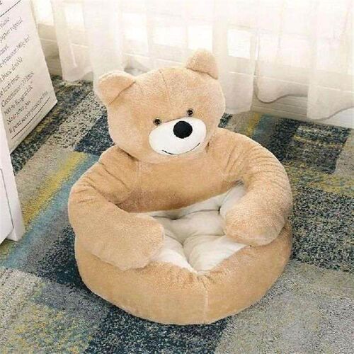 PetDog Bed Comfnortable Cute Be aBAWr Hg Round Duog Kenel
