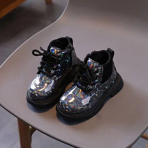 Winter Girls New Short Boots Children British Style Soft Sol