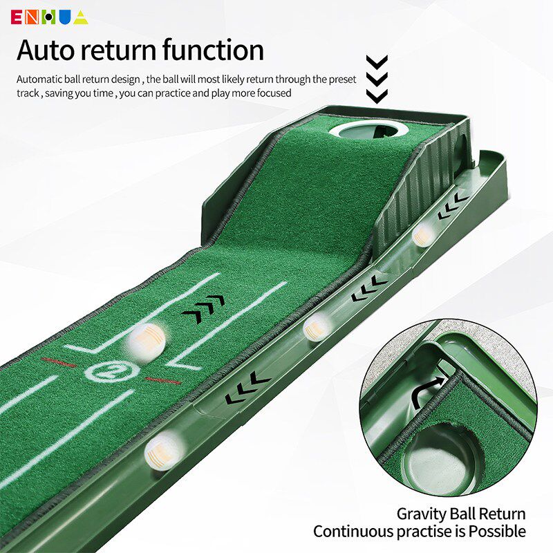 Putting Mat Golf Indoor, Carpet Mini Putting Ball Pad Practi