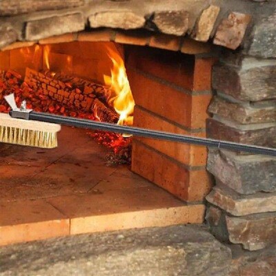 Pizza Stone Brush Brass Bristles Stone Brush Pizza Heat