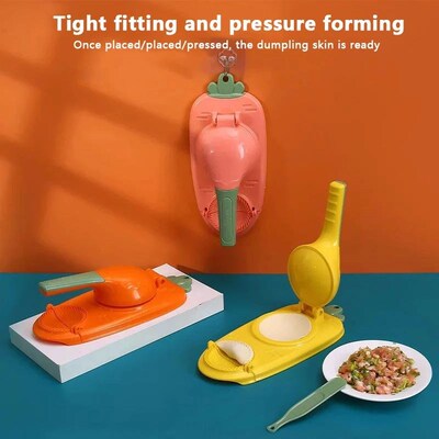 2 In1 Dumpling Maker DIY Kit Wrapper Presser Manual Labor-Sa