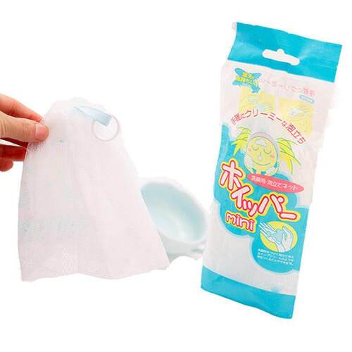 Large hanging bubble net for facial use, suitable for soap,