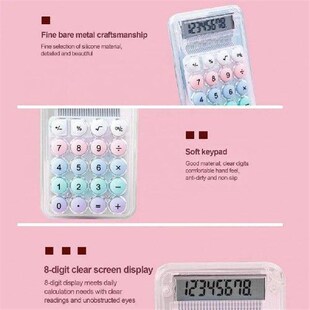 Mini Pocket Calculator 8 Digit Calculator Portable Handheld