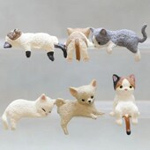 Ornaments Miniature Kitten Figurines Gifts Kawaii Model Cat